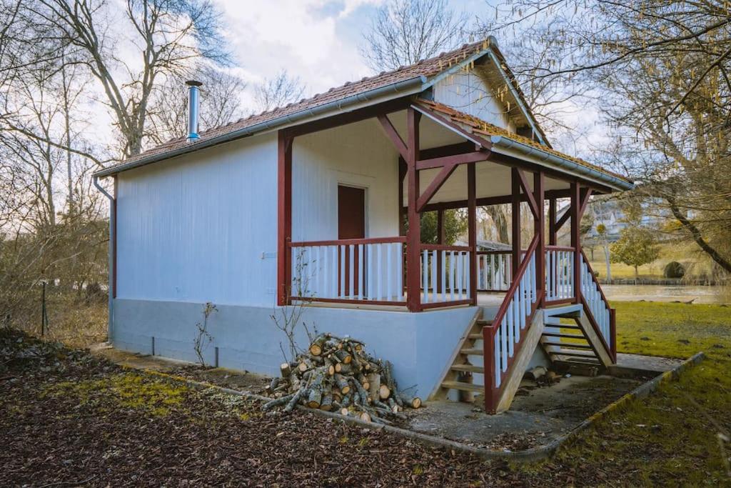 Le Chalet Du Bout Du Monde, En Bord De Riviere ! Grez-sur-Loing Eksteriør billede